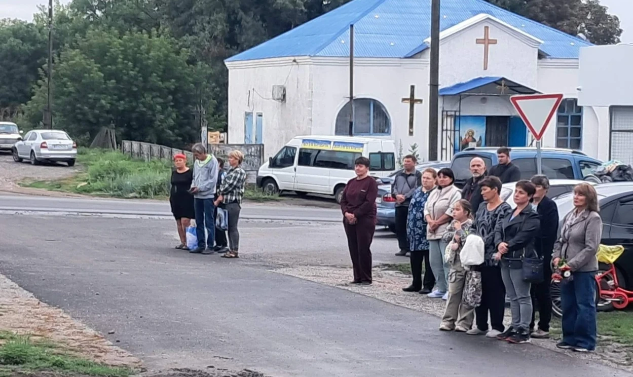 Вшанування загиблих Захисників Хвилиною мовчання у Цибулевому
