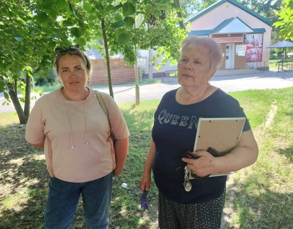 Наталія Стиркуль та журналістка Олена Тригубенко