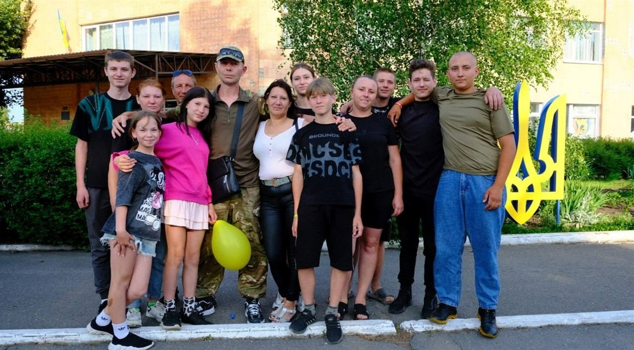 Сергій Маштега з рідними