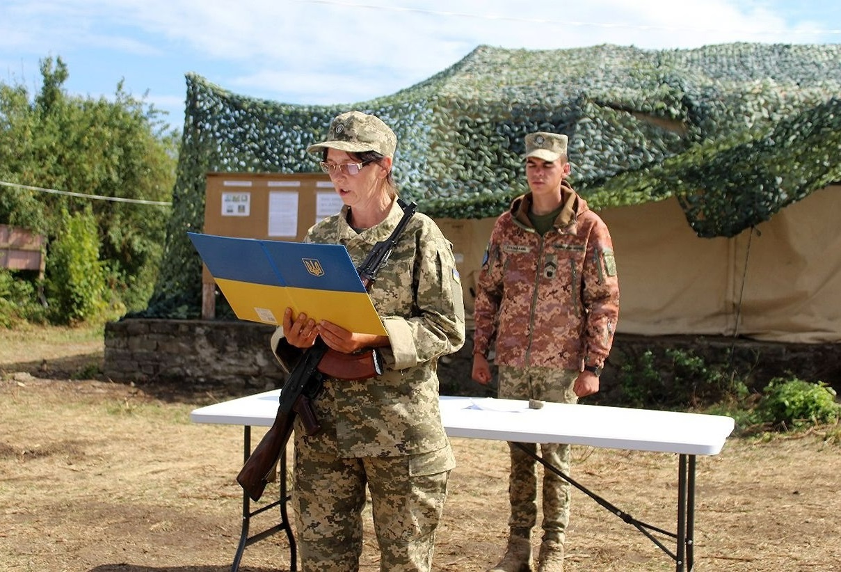 Світлана приймає Присягу на вірність Україні