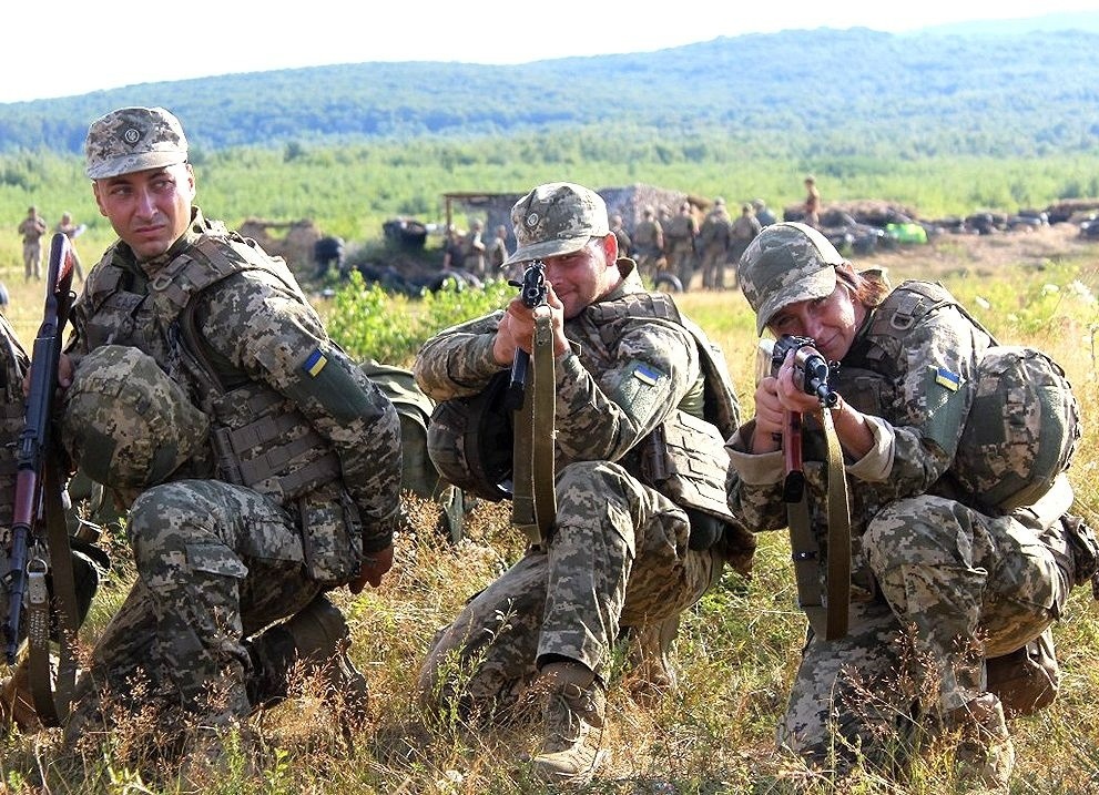 Світлана з побратимами
