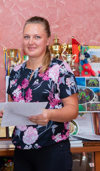 Анастасія Заєць, начальниця фінансового відділу Дмитрівської сільської ради 