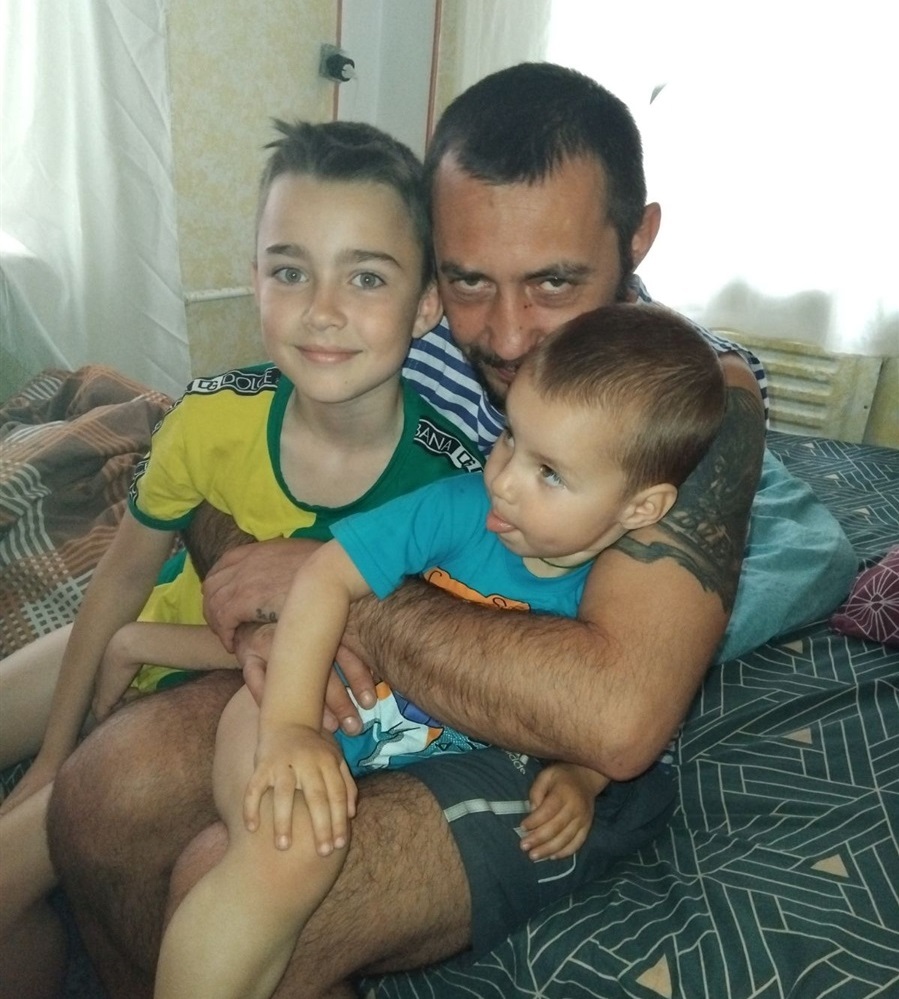 Віктор з Захаром та Глебом