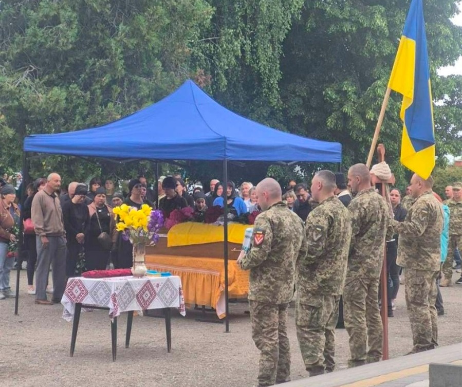 Під час прощання з Антоном Чуприною