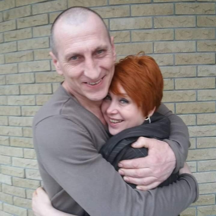 Віталій Носач з донькою