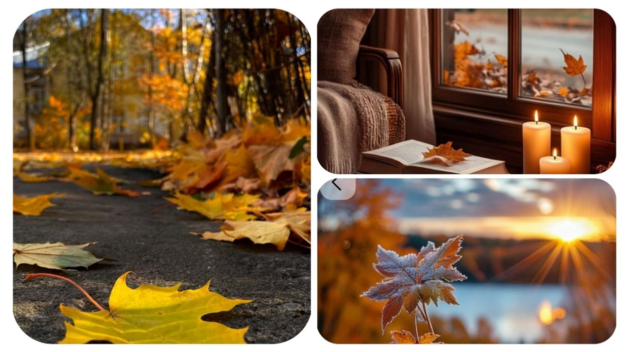 Бродила осінь в листопаді