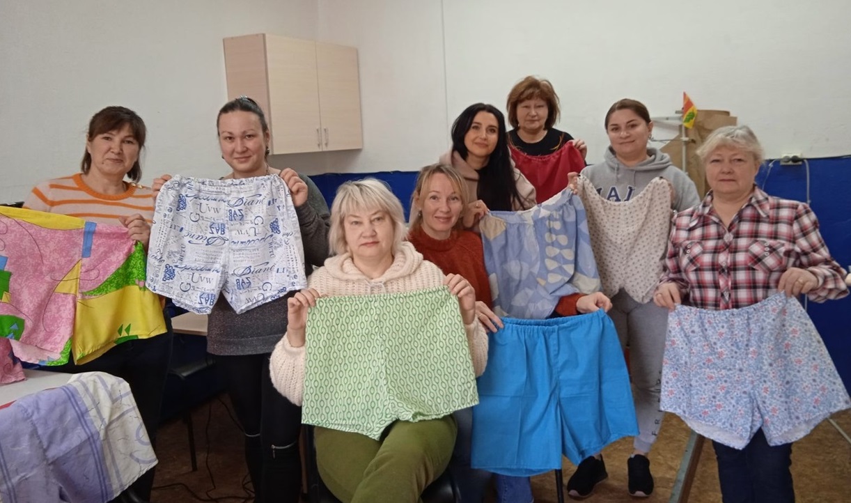 У навчально-виробничому майданчику “Синергія” шиють спідню білизну для військових