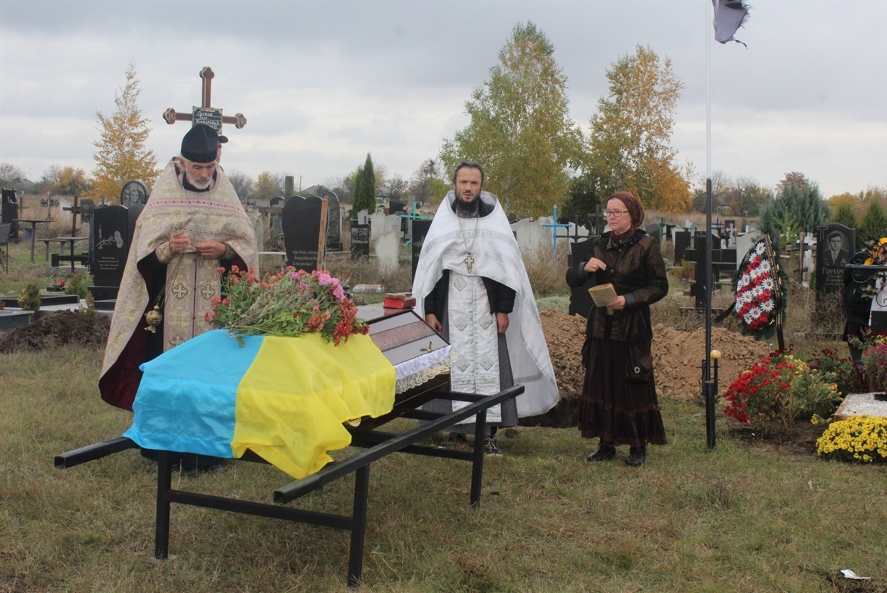 Під час прощання із захисником