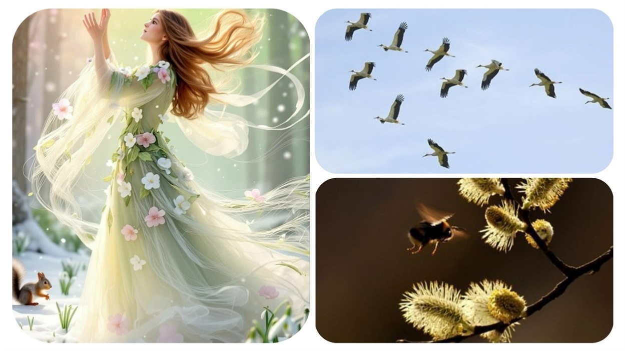 Гукають сонця промені весну