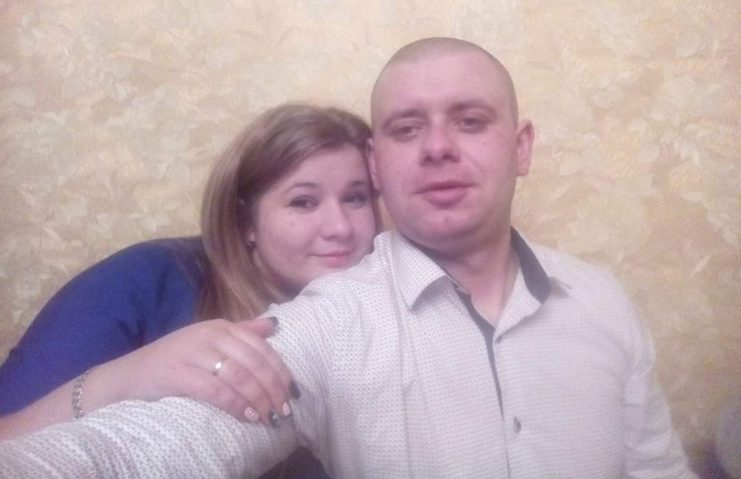 Альона Діденко з чоловіком Віталієм у мирному житті