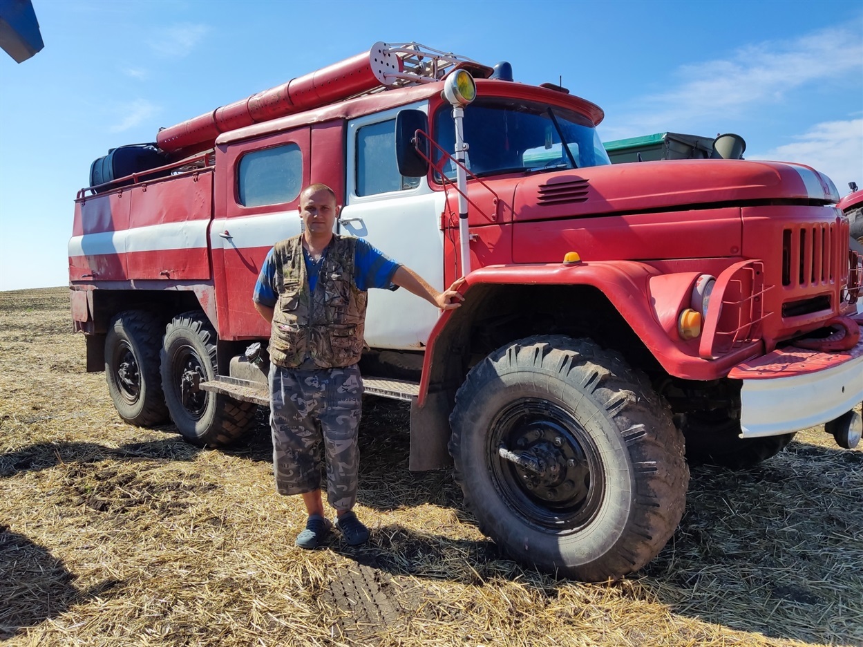Руслан Покотило, водій пожежної машини