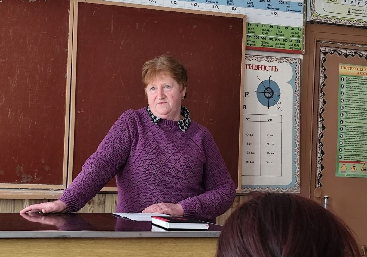 Директорка Іванковецької філії Людмила Василенко