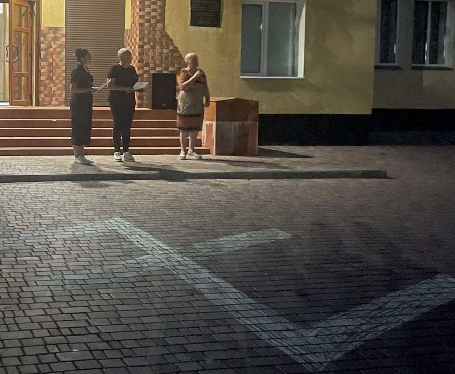 Під час акції у Дмитрівці