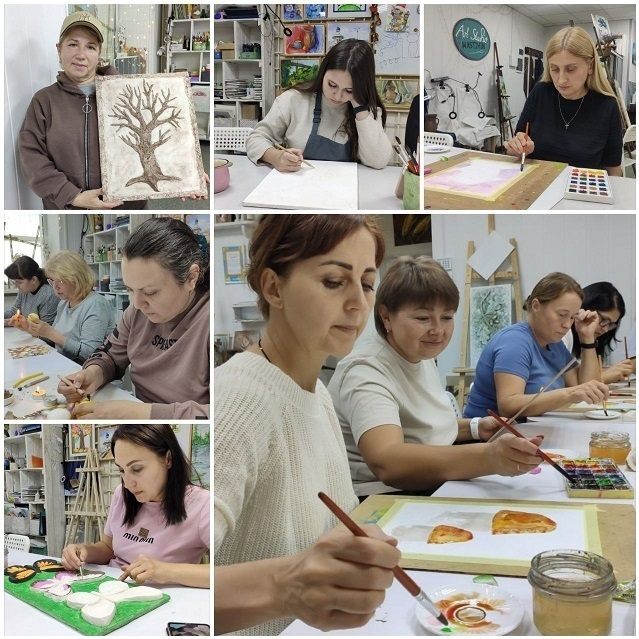 В художній студії "Мастихін" 