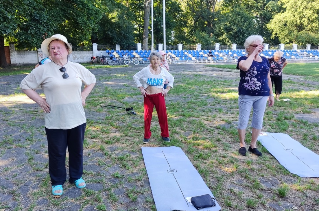Ветеранки під час занять 