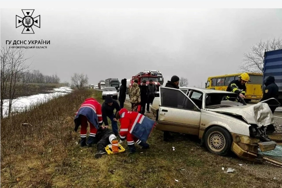 Лід час ліквідації наслідків ДТП