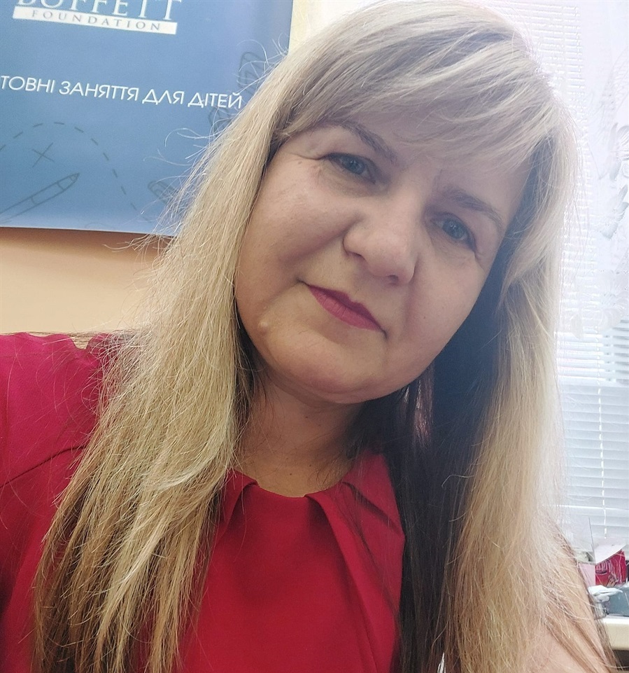 Оксана Погребняк, вчителька біології та хімії