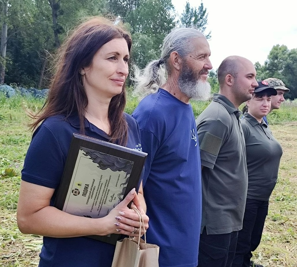 Тетяна Решетнікова, Володимир Вознюк та організатори табору "Клич"
