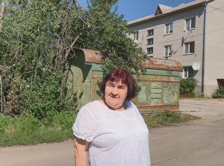 Жителька Знам'янки пані Наталія