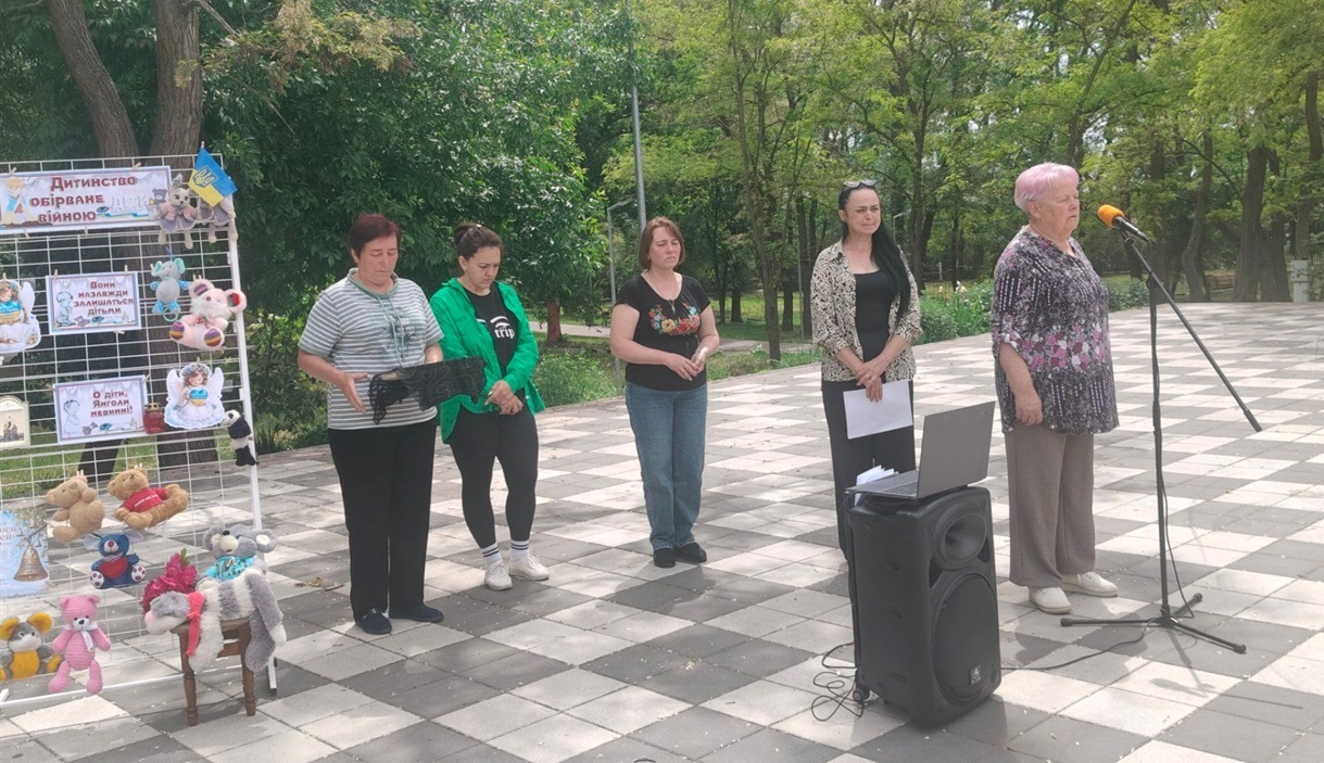 Під час мітингу-реквієму у Дмитрівці