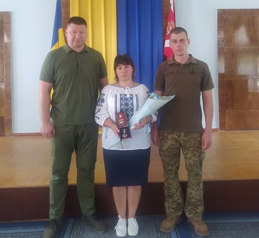 Наталія Губаль під час нагородження