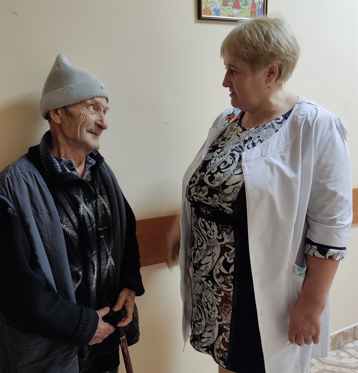Галина Терпак з підопічним