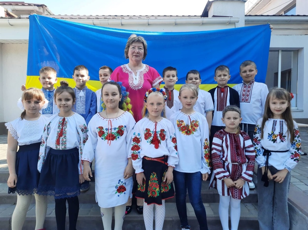 Валентина Іванівна зі своїм класом