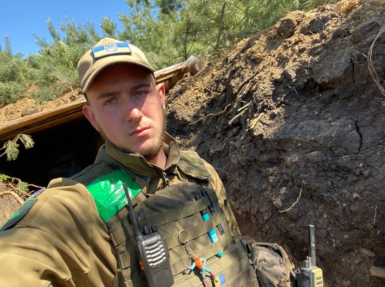Євген на передовій