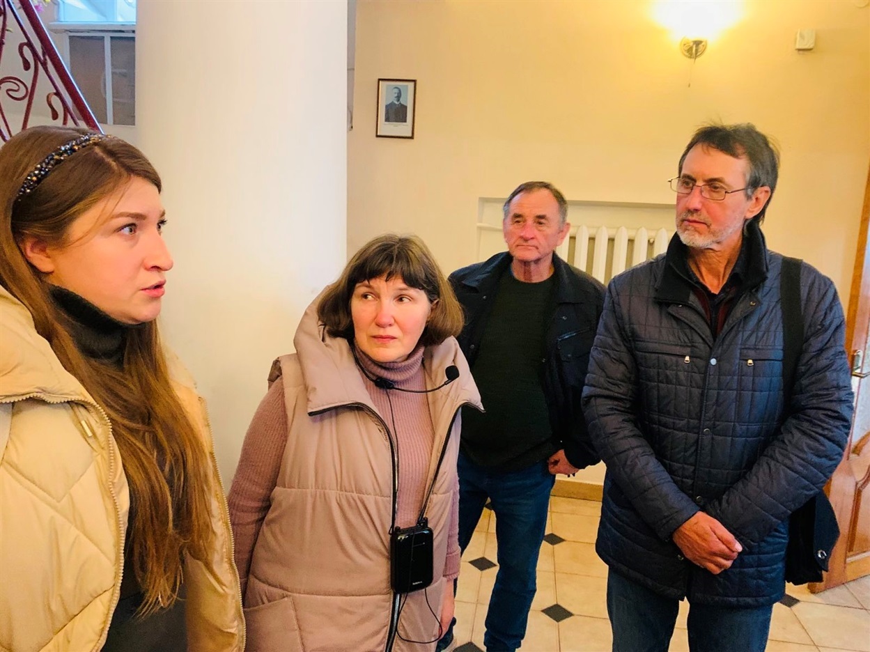 Софія Римар-Божко під час зустрічі з журналістами