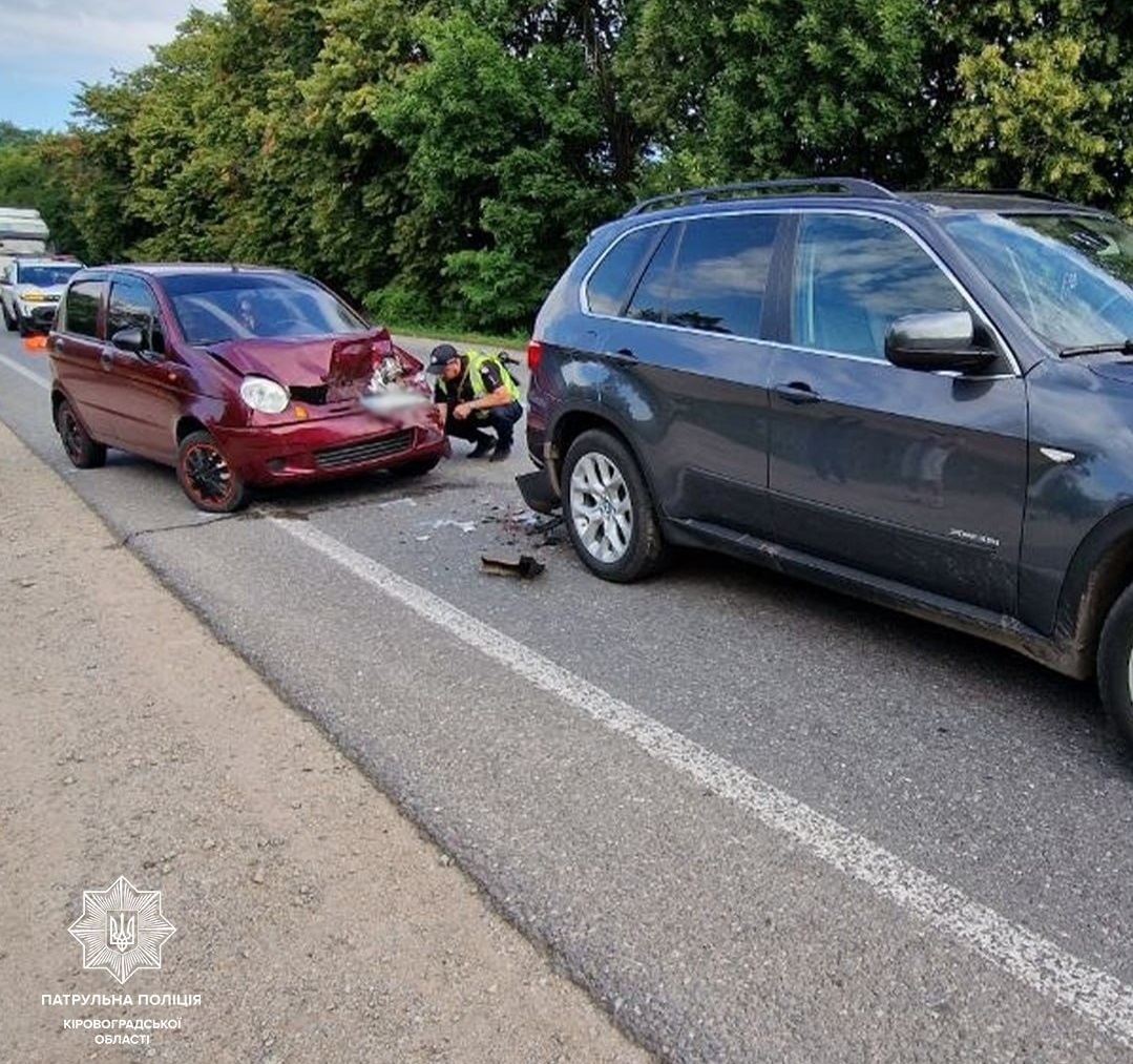 Аварія за участі трьох авто