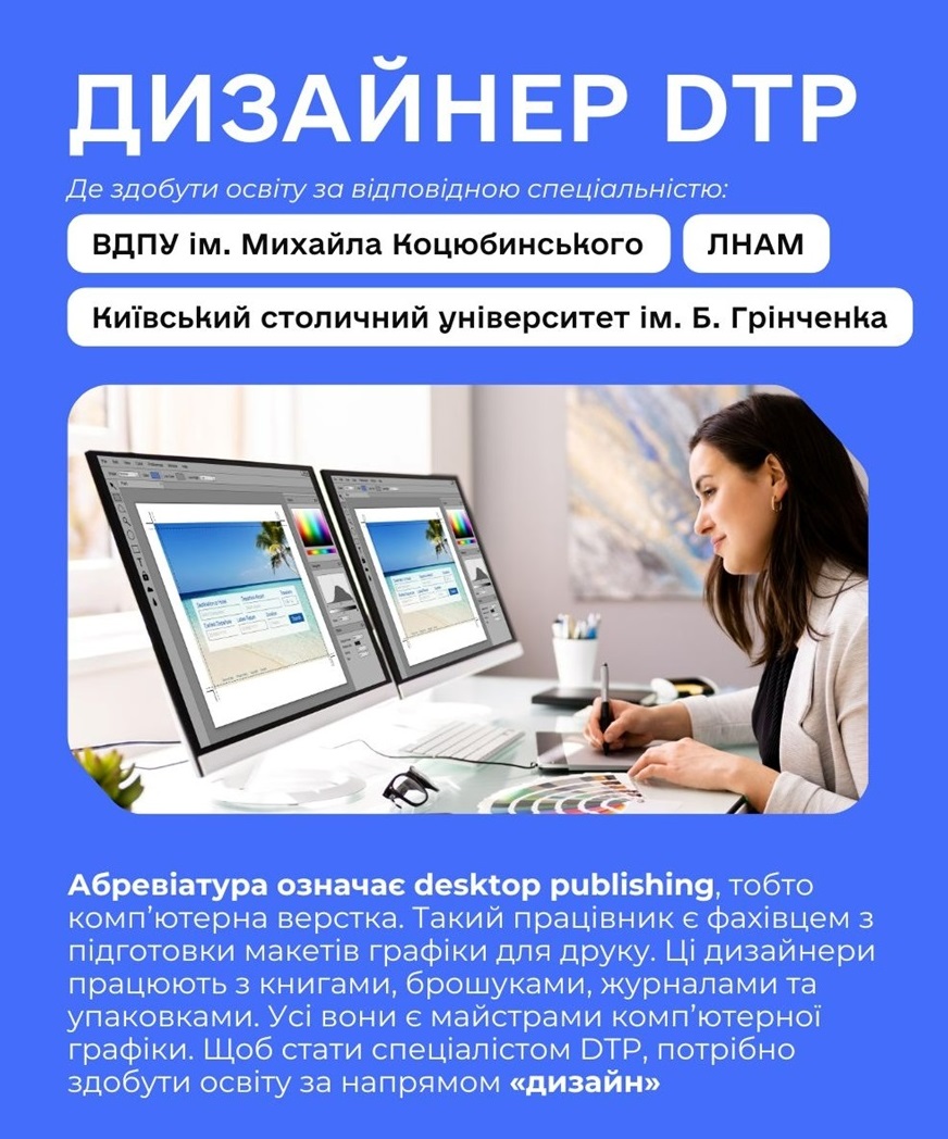 Професія Дизайнер готового друку