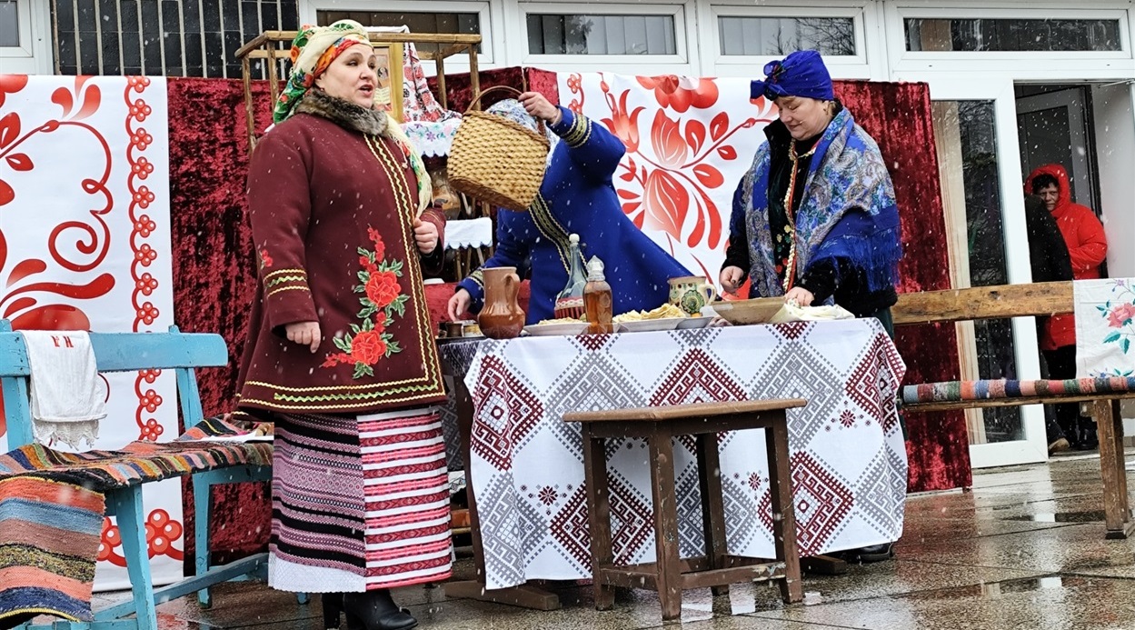 Під час театралізованого дійство