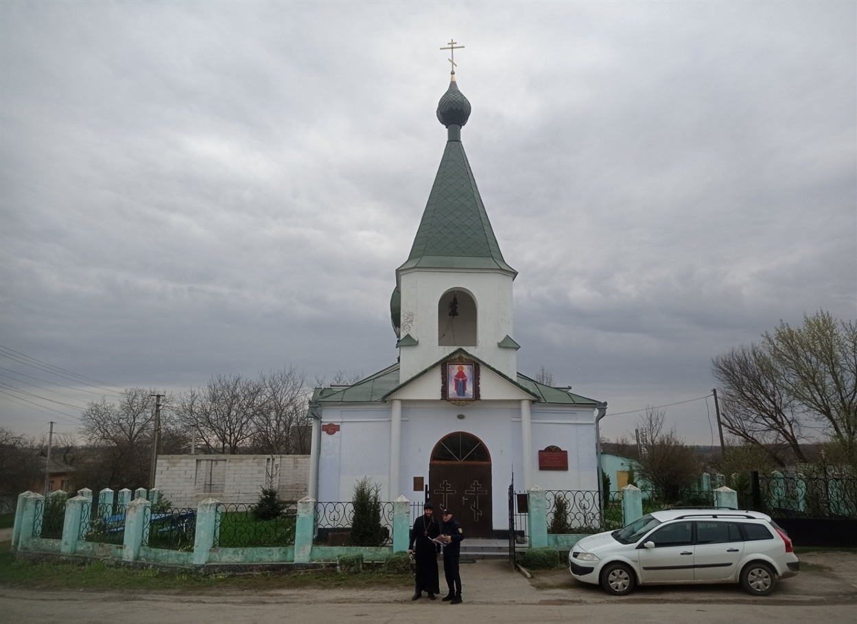 Під час проведення інструктажу з пожежної безпеки біля одного з храмів Знам'янки