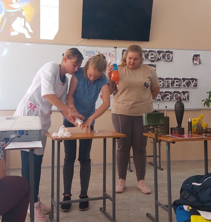 Заняття з домедичної допомоги