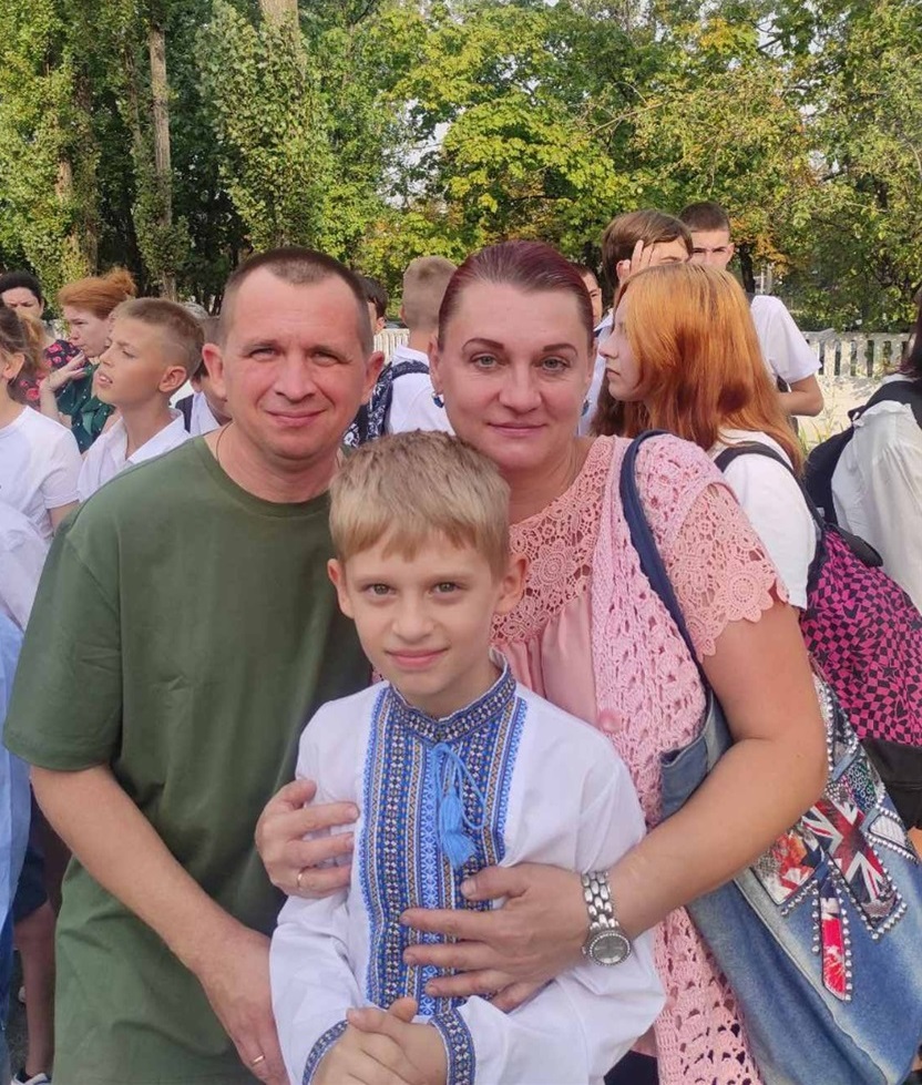 Володимир з дружиною та сином