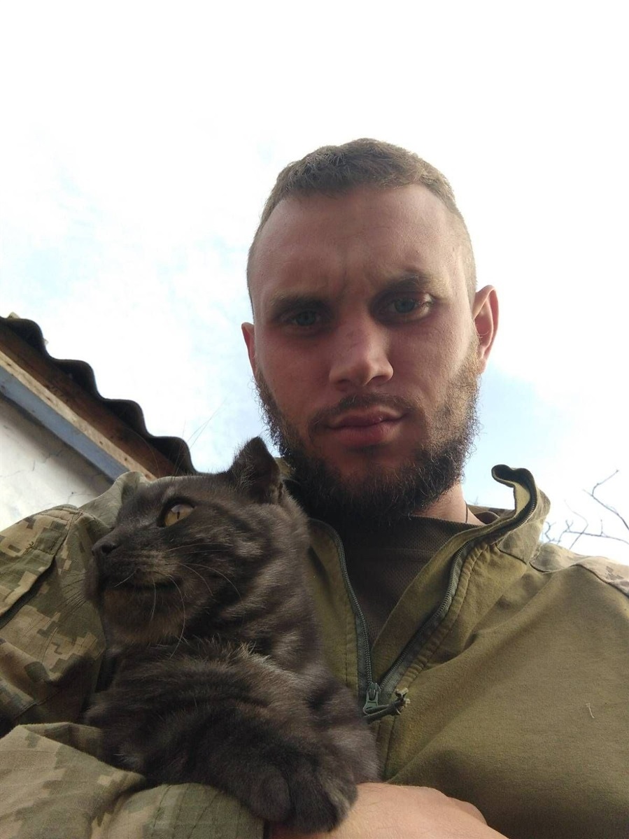 Олександр з котиком Тайгером