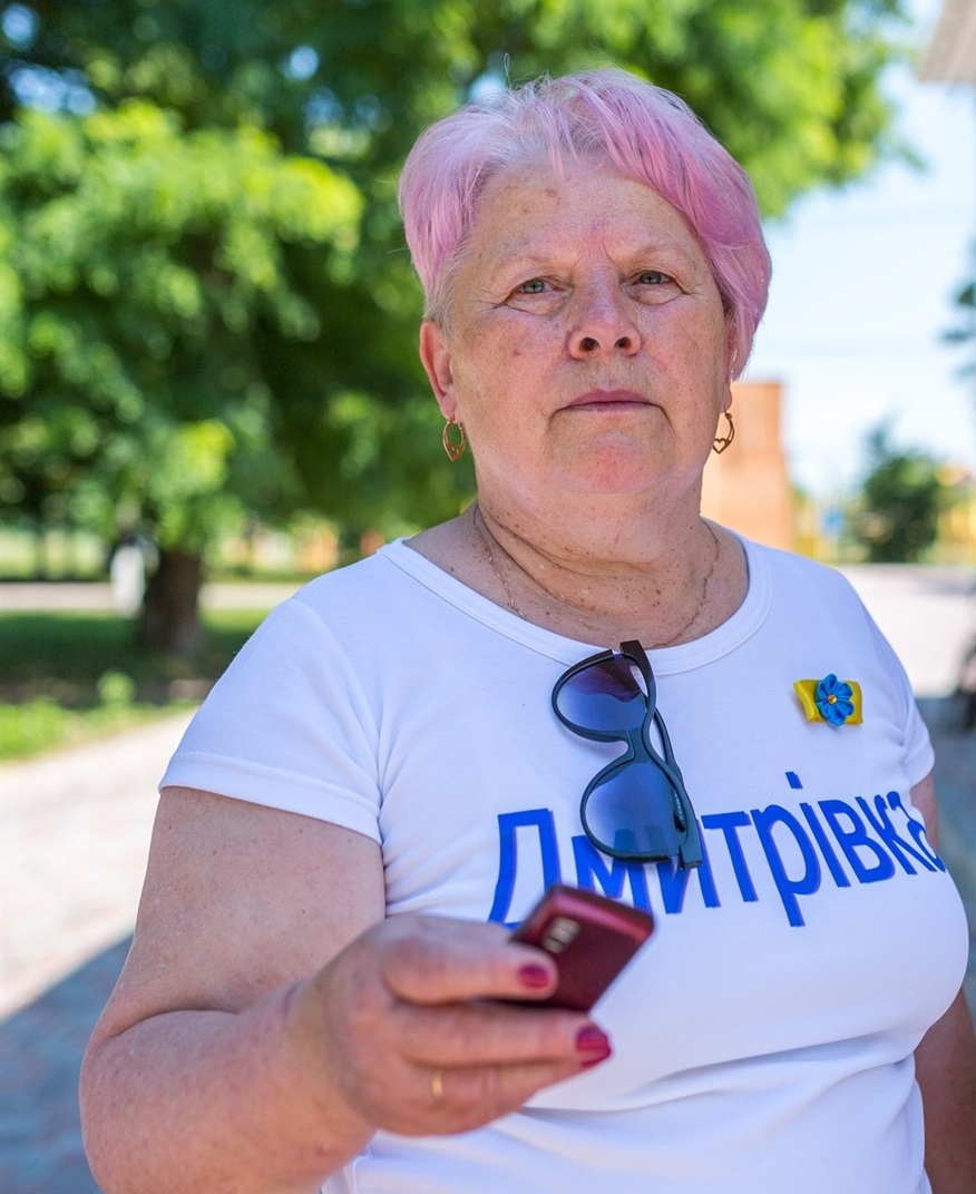 Голова Дмитрівської територіальної громади Наталія Стиркуль