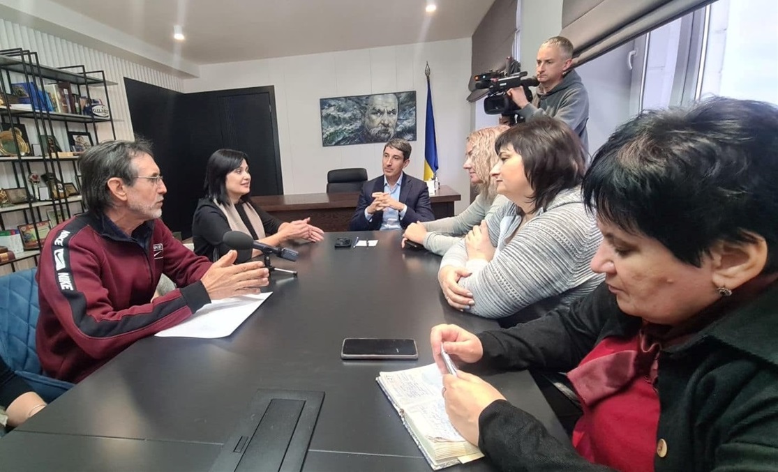 Під час зустрічі з Сергієм Кузьменком