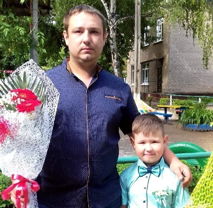 Денис Савінков з сином