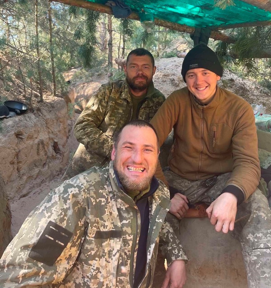 Олег Бойко з побратимами