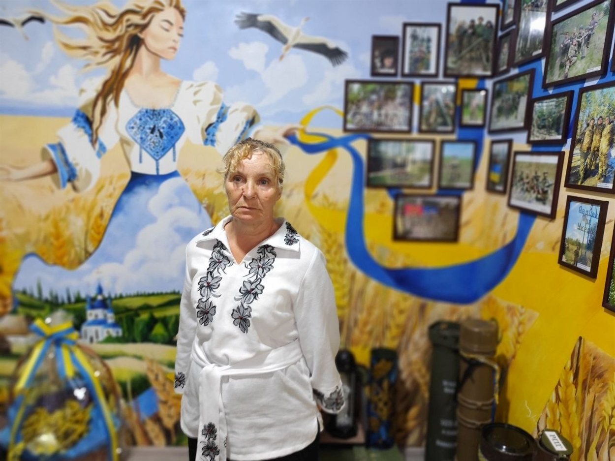 Валентина Соколова, мама загиблого захисника Олександра Пермітіна з Дмитрівської громади