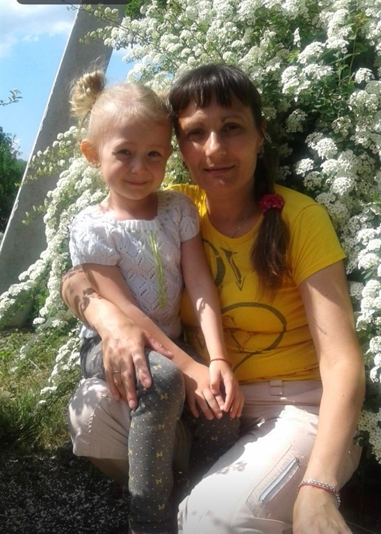 Ірина з донькою