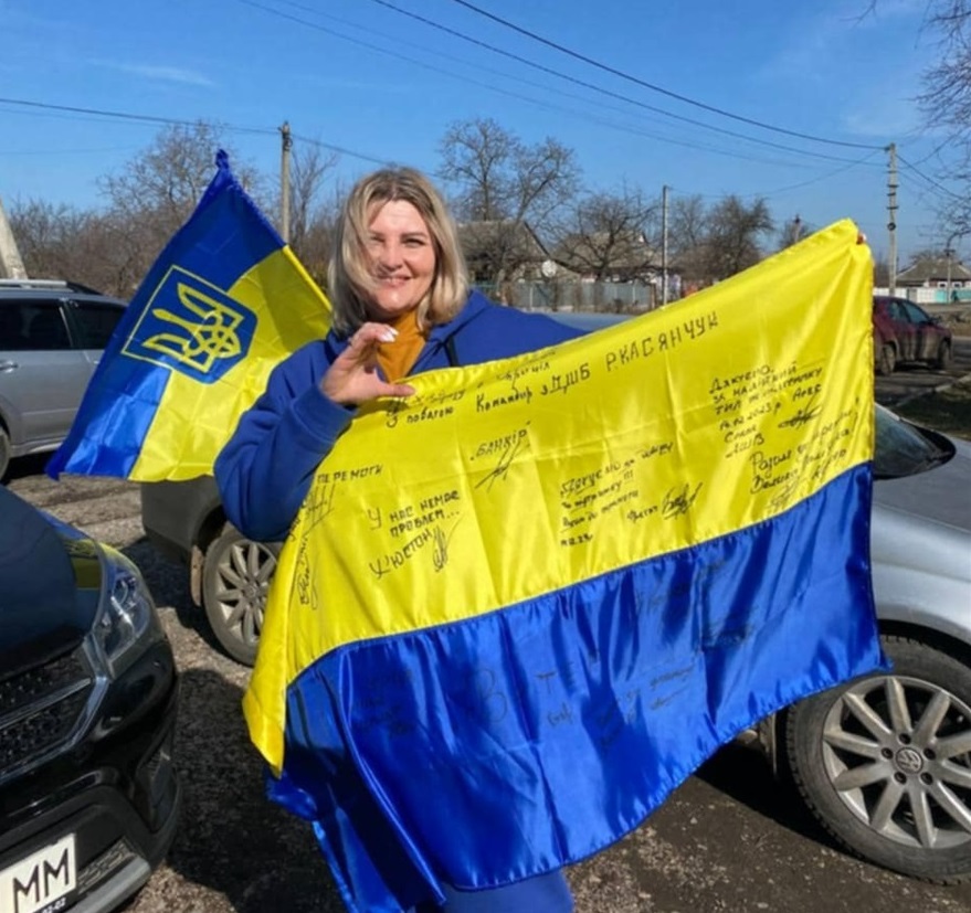 Волонтерка Оксана Іванюк