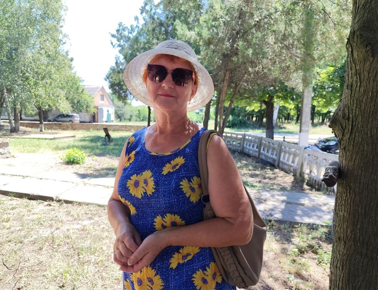 Лариса Рибачок, мешканка села Володимирівка