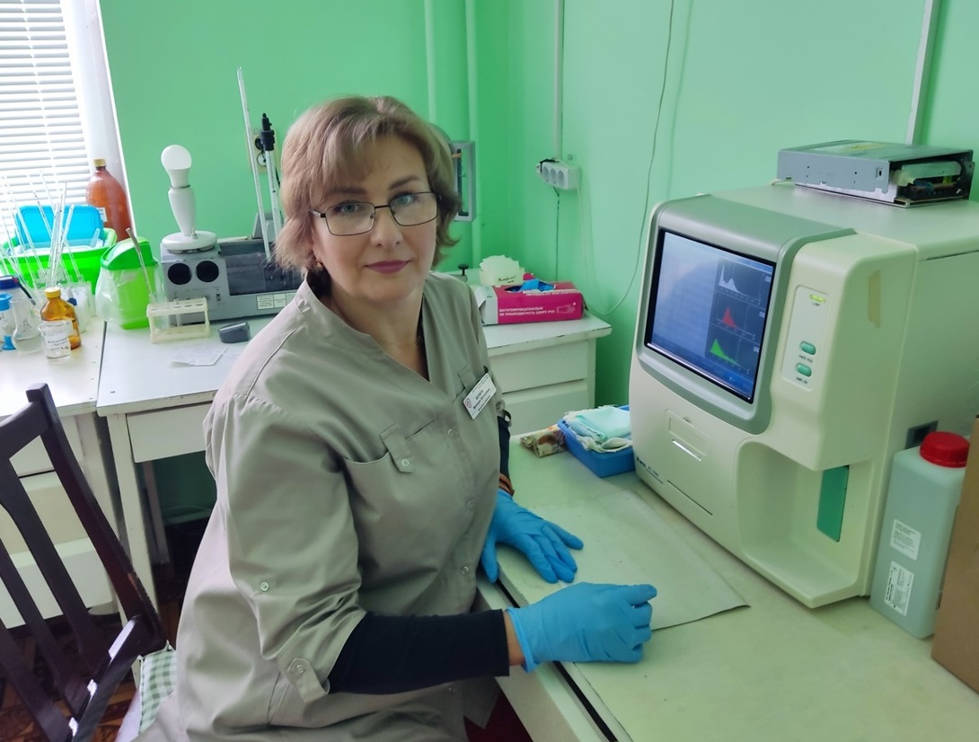 Фельдшерка-лаборантка Вікторія Белюга