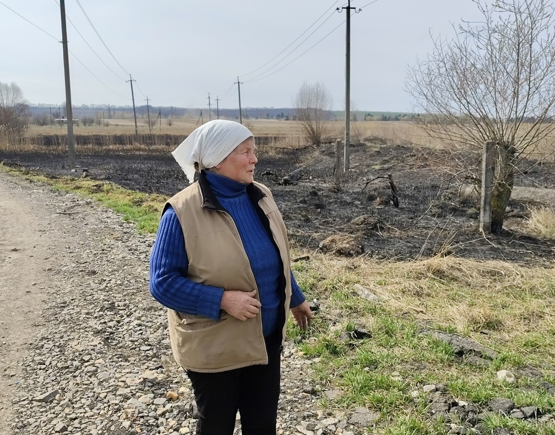 Зінаїда Медведкіна розповідає про пожежу 