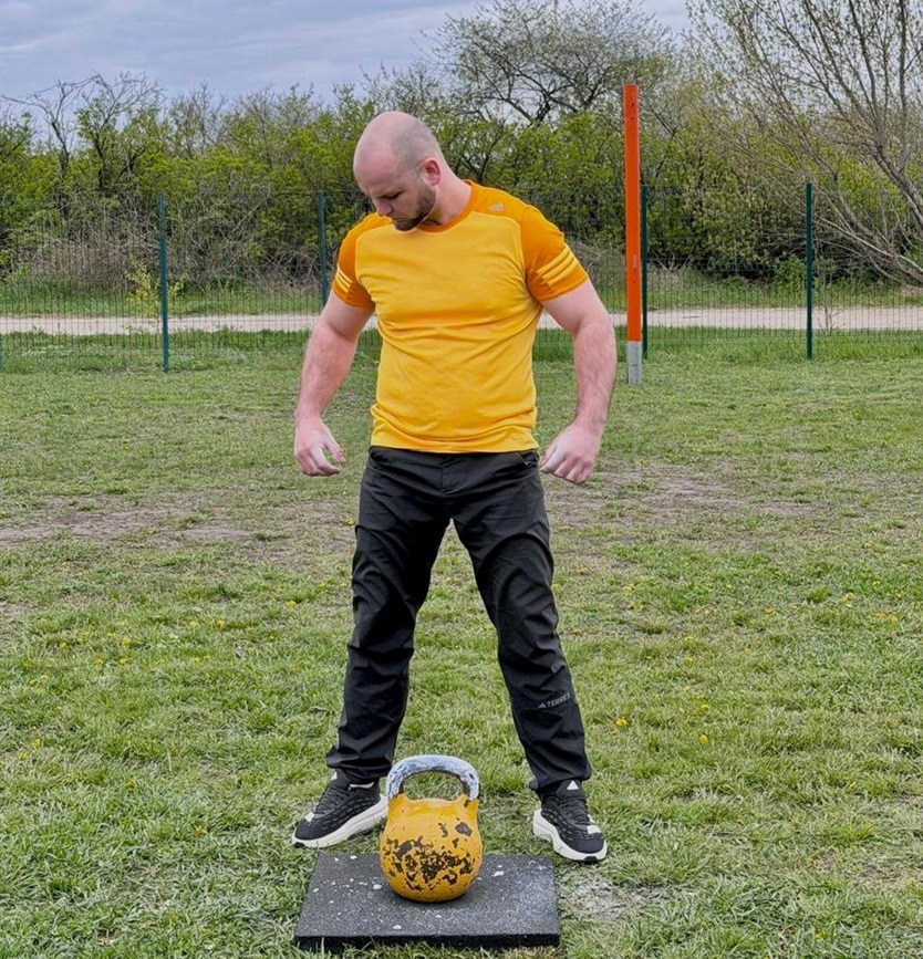 Володимир Мухуров під час змагання